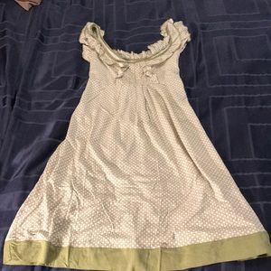 Elegant Green Ruffle Dress